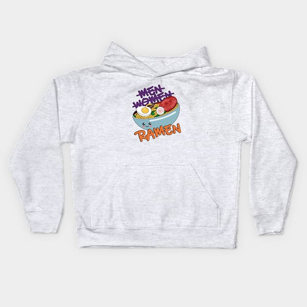 All You Need Is Ramen Kids Hoodie by Tees4Elliott